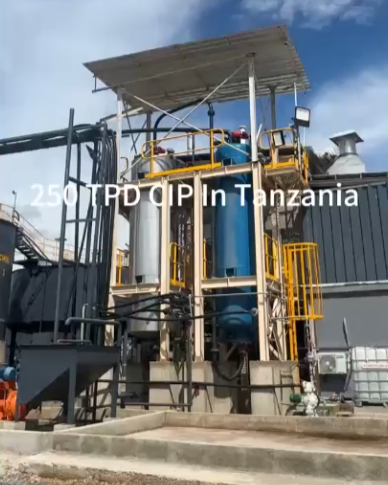 Usine CIP / CIL pour l'or