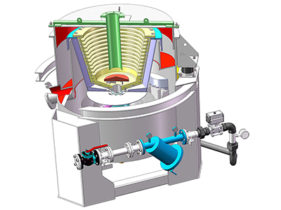 Séparateur centrifuge / Concentrateur centrifuge / Concentrateur centrifuge par gravité  / Séparateur gravimétrique centrifuge