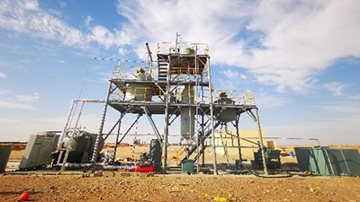 Système d'élution et d'extraction électrolytique