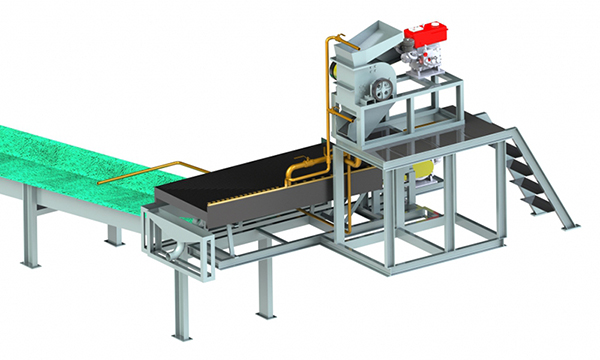 Mini-usine modulaire de concentration d'or par gravité